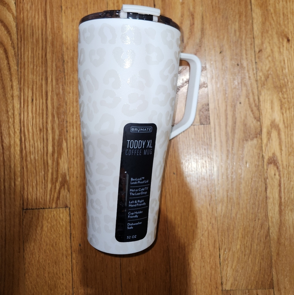 Brumate Toddy XL White Leopard 32oz